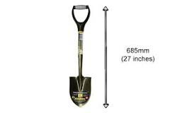 How tall is a standard shovel?