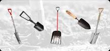 What is a square shovel called?