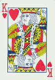 Why does king of hearts stab himself?
