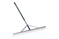 What is the handle of a rake called?