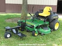 Can you pull a dethatcher with a zero turn mower?