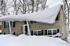 Why do people rake snow off their roofs?