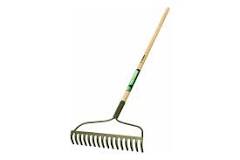 What is a bow rake used for?