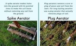 Which is better aerator or spike aerator?