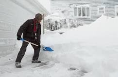 Why you should put cooking spray on your snow shovel?